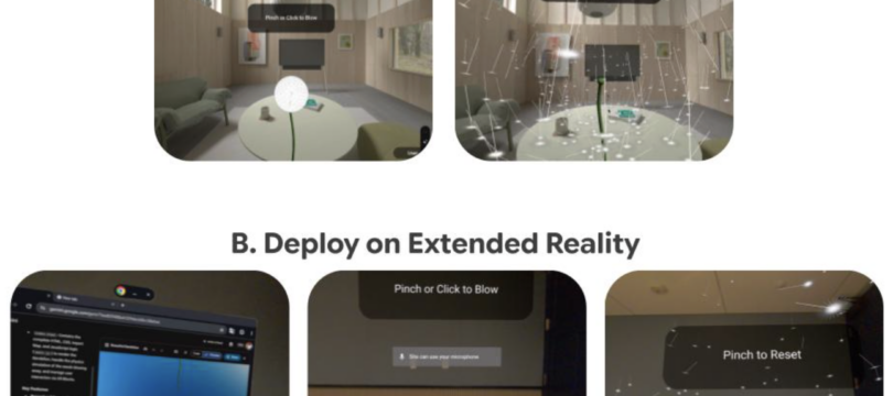Immagine Google Gemini rivoluziona la creazione di esperienze WebXR: arriva il ‘Vibe Coding’ per la realtà mista